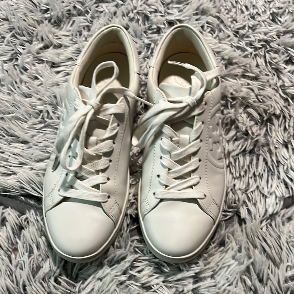 Tory Burch Women's White Sneakers Size 8M